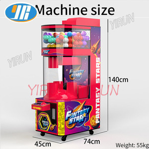 YIRUN nouveau conçu Commercial 100mm Capsule balle Arcade prix Machine de jeu monnayeur pour centre commercial distributeur cadeau - Product Image 2