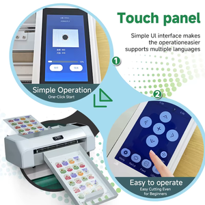 Wonderful Quality Low Prices USB CCD <b>Camera</b> Sticker Contour Automatic Feeding Touch Screen Label <b>Printing</b> And Cutting Machine - Product Image 5