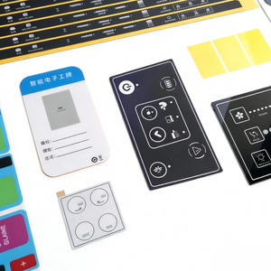 Custom Silk Screen PET PC Nameplates For Instrument Panels Custom Colors Logo OEM 0.5mm 1mm