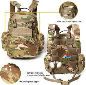 2 في 1 حقيبة ظهر تكتيكية صدرية قابلة للتحويل صدرية مع حامل لوحة للقتال - Product Image 3