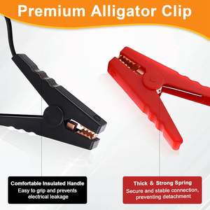 Câbles <span class=keywords><strong>de</strong></span> démarrage avec adaptateur compatibles avec la batterie Dewalt 20V, 2 pieds 12AWG, démarreur <span class=keywords><strong>de</strong></span> batterie portable Dewalt - Product Image 4