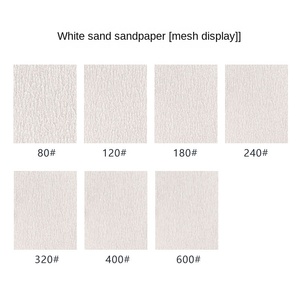 ウォールペインティングスクエア用研磨ツールクロスボーダー外国貿易白耐水サンドペーパードライ研削 - Product Image 3