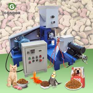 Máquina Extrusora de Alimentos para Mascotas, Pequeña, de Acero, para Producción de Pienso en Pellets Flotantes para Gatos, Perros y Peces - Product Image 1