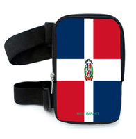 Sac de cuisse avec harnais pour femme, motif drapeau des Bahamas, pochette de jambe pour activités de plein air, randonnée, voyage, sac banane avec sangles réglables