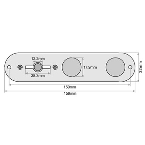 Circuit imprimé pour <span class=keywords><strong>guitare</strong></span> électrique TL Nickel, plaque de commande à 3 voies pour <span class=keywords><strong>Telecaster</strong></span>, complet avec prises, Chine - Product Image 4