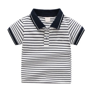 Chemises à manches courtes personnalisées en polyester 100% uni, chemises blanches OEM pour enfants, importées, polos de golf - Product Image 5