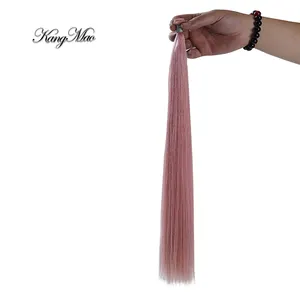 Handmade 100g Pure Chinese Remy Hair Extensions Woven Hair Curtains Hand Tied Weft Wig Vendors Braiding Hair Type