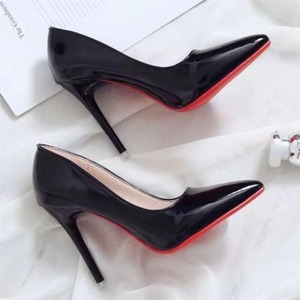 2026 <b>Mature</b> Sexy Women High <b>Heel</b> Shoes for Women Leather Designer Red Bottom <b>Heels</b> Sandals - Product Image 2