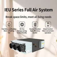 Système de ventilation d'air frais à pompe à chaleur HP-ERV en acier galvanisé monté au plafond, déshumidification, refroidissement, purification