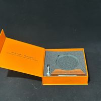 Plaque de récompense en cristal lumineuse à LED avec gravure de logo personnalisée, rechargeable par USB, avec boîte cadeau pour cadeaux d'entreprise