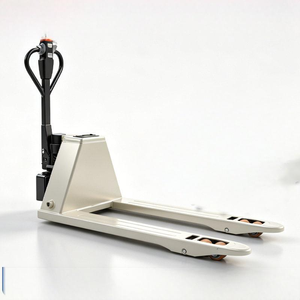 La nouvelle chariot élévateur électrique et la plateforme élévatrice pour entrepôt sont équipées <span class=keywords><strong>de</strong></span> chariots à palettes longs et larges. - Product Image 2