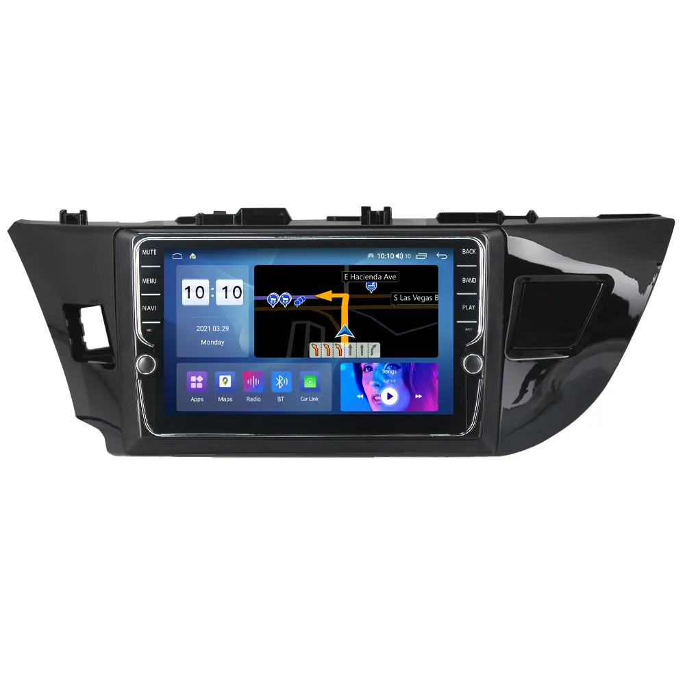 6GRAM + 128GROM DSP 2 din Android 11 araba radyo multimedya Video oynatıcı Toyota Corolla 2013 2014 2015 2016 Car-play RDS IPS