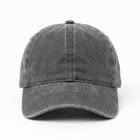 Cappello da Baseball Vintage in Cotone Personalizzabile con Logo, Unisex, Regolabile, Stile Trucker, Tinto e Invecchiato, per Sport