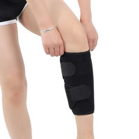Attelle de compression souple en néoprène épais personnalisée pour mollet adulte – Manchon de compression universel pour basketball, course à pied et équipement de fitness