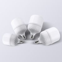 E27/B22 5W 7W 10W 20W 30W 40W bombilla de detección Led iluminación Sensor de movimiento bombilla inteligente lámpara sonido/radar humano LED bombilla inteligente