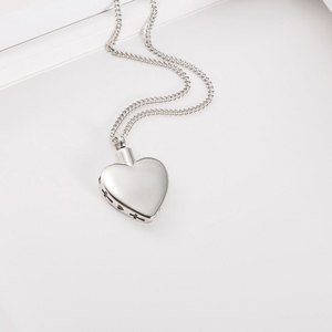 Custom 316L Stainless Steel Memorial Pendant Urn Blank <b>Necklace</b> Cremation Jewelry <b>For</b> <b>Ashes</b> Engraving - Product Image 6