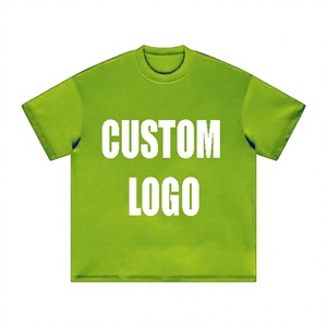 T-shirt Oversize Quotidien en Coton Premium, Coupe Décontractée, Style Urbain Unisexe, Prêt à Personnaliser - Product Image 1
