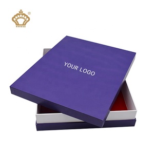 Sang Trọng bạc lá Matt cán tối giản hộp giấy handmade cao cấp bao bì thấp moq bán buôn thanh lịch trường hợp quà tặng - Product Image 4