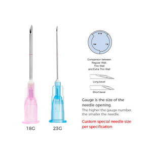 Agulhas Hipodérmicas Descartáveis 14G-34G com CE ISO 510K MDSAP - Product Image 4