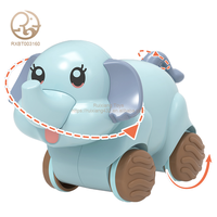 Jouets inertiels éducatifs pour bébés Vente en gros Éléphant de dessin animé Animal Jouet Voitures Inertie Jouet Twister pour enfants