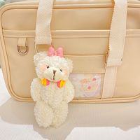 Pendentif ours blush fait à la main créatif mignon poupée en peluche dessin animé jointure ours saisir machine poupée sac porte-clés