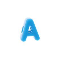 Perles acryliques à lettres mélangées de 20 mm à grand trou, trous droits, pour bijoux DIY, cordons, chaînes de téléphone portable, accessoires de sac, matériel