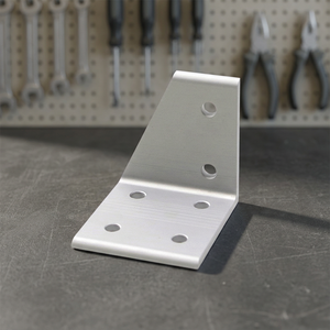 Support de réparation en métal en forme de L, robuste et antirouille, pour meubles et étagères - Product Image 2