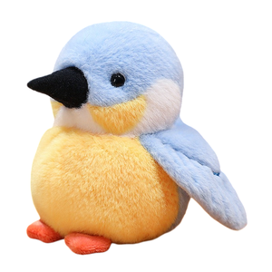 Peluche a Forma di Passero Bianco Soffice e Rotondo, Morbido Pupazzo di Uccellino con Pelo Corto, Regalo per Bambini, Ornamento da Scrivania, Vendita all'Ingrosso - Product Image 4