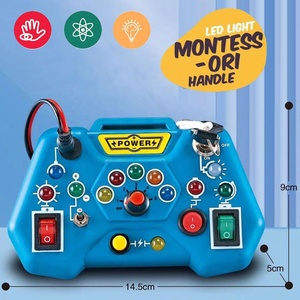 Planche de travail à LED <span class=keywords><strong>pour</strong></span> tout-petits Planche d'activité sensorielle Montessori <span class=keywords><strong>Jouet</strong></span> lumineux avec interrupteur Planche de travail électrique <span class=keywords><strong>Jouet</strong></span> d'apprentissage éducatif précoce - Product Image 2