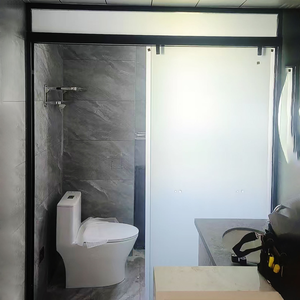 Op maat gemaakte PVC zelfklevende matglasfolie, verwijderbare deur- en raamstickers voor thuis, kantoor en hotel. - Product Image 6