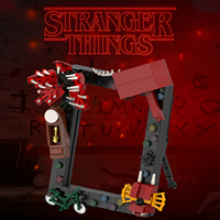 CAYI - Ensemble de blocs de construction avec cadres photo Stranger Things - Blocs en plastique - Albums photo - Modèles 3D - Jouets d'assemblage - Décoration