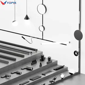 <span class=keywords><strong>ไฟ</strong></span>รางแม่เหล็ก LED 48V แบบบางพิเศษระบบไฟแบบฝังเพดานรางแบบเรียบติดเพดานดีไซน์ทันสมัยทำจากโรงงาน - Product Image 5