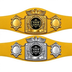 Cinturones de lucha libre, cinturones de campeonato personalizados, cinturones de campeonato de MMA, cinturones de campeonato con logotipo personalizado, cinturones de campeonato de cuero. - Product Image 1