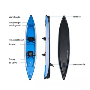 Fabricant chinois de kayak gonflable pliable à double place en Drop Stitch pour la pêche, kayak en Drop Stitch, fabricant chinois pliable - Product Image 4