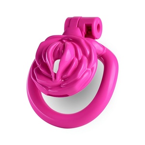 Dispositivo de Castidad Masculino en Forma de Rosa FRRK, Cinturón con Correa, Jaula para Pene de Resina ABS, Jaula de Castidad BDSM, Juguetes Sexuales con Bloqueo de Pene para Hombres Gay - Product Image 4