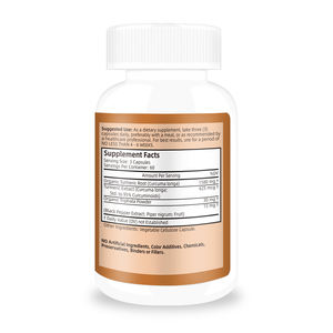 Capsules <span class=keywords><strong>de</strong></span> curcuma et <span class=keywords><strong>de</strong></span> curcumine personnalisées, soutien à la santé du foie, amélioration <span class=keywords><strong>de</strong></span> l'humeur, symptômes pour adultes, complément <span class=keywords><strong>de</strong></span> curcuma et <span class=keywords><strong>de</strong></span> curcumine - Product Image 4