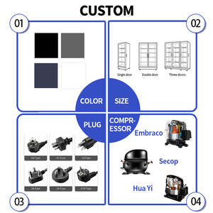 ตู้แช่เครื่องดื่มแบบกระจก 3 ประตู สำหรับซุปเปอร์มาร์เก็ต - Product Image 5