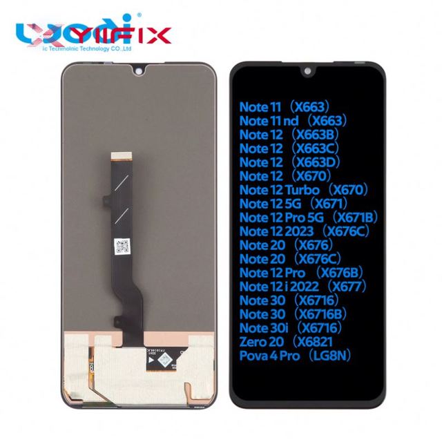 Mobile Phone Lcds Replacement Screen for Infinix Note 11 12 12turbo 5G 12Pro 20 30 30i Zero20 12i 2022 Pova4pro X663 X670 X671