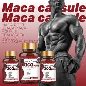 Vitahoalthy OEM/ODM Etiqueta Privada suministro de fábrica Halal natural orgánico masculino mejora Maca 120 cápsula fuerte hombre poder - Product Image 3