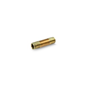 Brass Pipe Hose Fitting Straight Female NPT Thread 1.8 High Pressure Smooth Forged Plumbing Water Supply 4 in 3 Year Warranty - Product Image 1