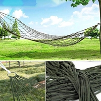 Hamac de Camping en plein air, filet en mailles, lit-balançoire pour jardin, plage, voyage, offre spéciale