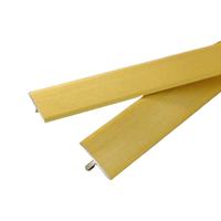Profilé en T décoratif en alliage d'aluminium pour la finition des bords et les systèmes d'affichage, accessoires modernes pour la construction