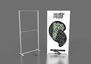 Световая коробка Expo Seg с двухсторонним алюминиевым профилем, графическая рекламная световая коробка с подножкой
