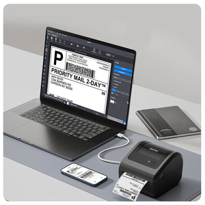 Phomemo D450-BT imprimante d'étiquettes d'expédition 4x6 fabricant d'étiquettes thermiques pour colis d'expédition/entreprise - Product Image 5