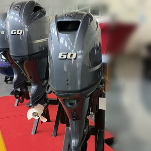 Nouveau Moteur Hors-Bord Portable 4 Temps 60 CV à Essence 996cc 60HP avec Télécommande et Démarrage par Tiller pour Bateau de Pêche - Product Image 1
