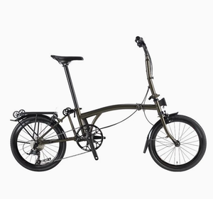 Nuova Bicicletta Pieghevole Leggera 2026 da 16 Pollici con Telaio in Lega di Alluminio Cromo-Molibdeno a Tre Pieghe e 9 Velocità, con Freno a C in Alluminio - Product Image 4