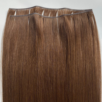 Extensions de cheveux Genius Weft qui peuvent être bouclées, pointes de cheveux saines