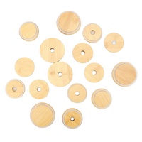 Couvercle en bambou de 70 mm et 86 mm avec joint d'étanchéité en silicone pour bocaux