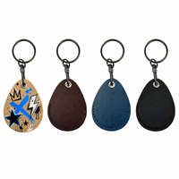 Porte-cartes ovale en cuir véritable imprimé UV personnalisé, étui fin pour système d'accès aux portes d'hôtel, cadeaux promotionnels