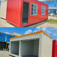 Maisonnette Modulaire Conteneurisée sur Mesure, Préfabriquée en Panneaux Sandwich, pour Boutique, Hébergement ou Dortoir
